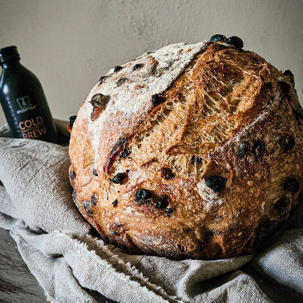 Pane rustico al caffè